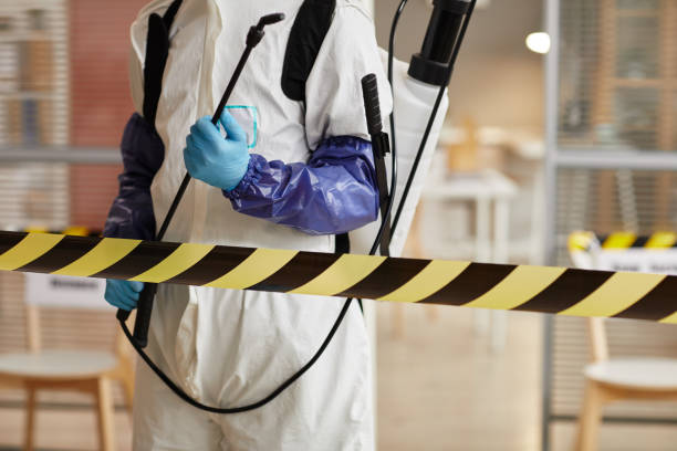 Professional Trauma Scene Cleanup technician working in Califon, NJ